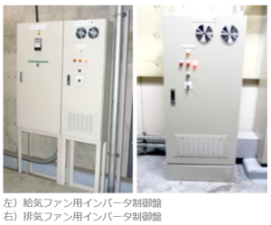 送風機　マンション　地下駐車場換気装置3