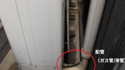 業務用エアコン工事　どんな時に配管を交換するの？