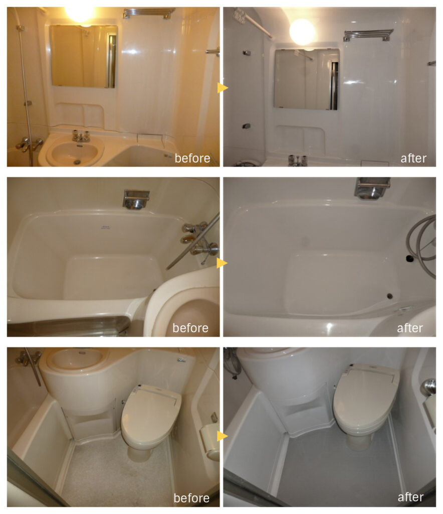 【事例紹介】　浴室リフォーム工事　ホテル／北海道