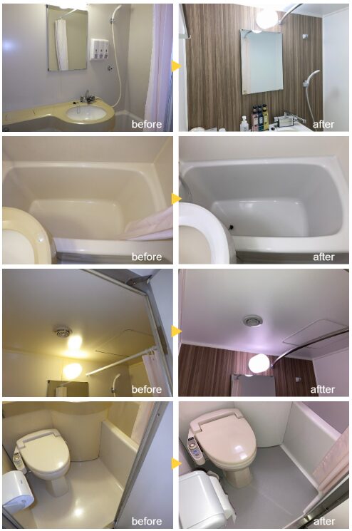【事例紹介】　浴室リフォーム工事　ホテル／埼玉県