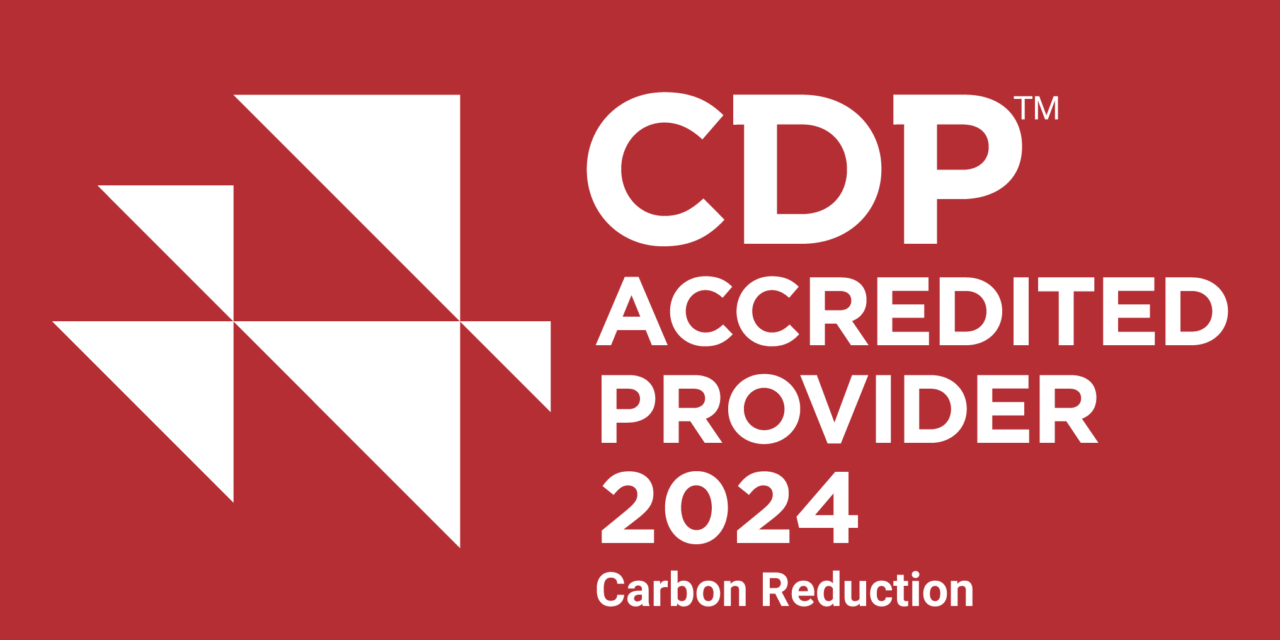 2024年も継続して【CDP　炭素削減パートナー】に正式認定されました！