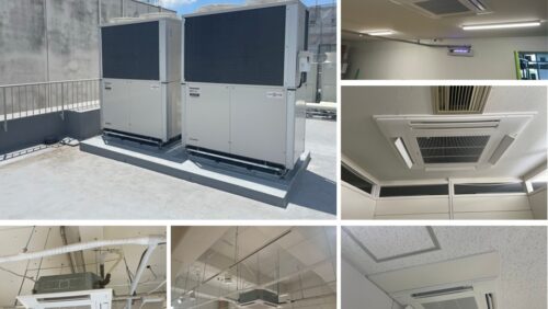 空調機更新工事　食品工場／大阪府茨木市