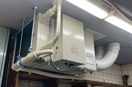 空調機更新工事  飲食店／大阪府大阪市