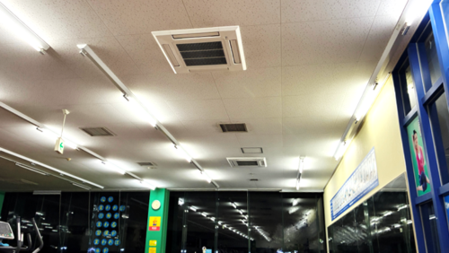 ホリデイスポーツクラブ 福岡梅林様　空調機更新工事　スポーツジム/福岡県福岡市